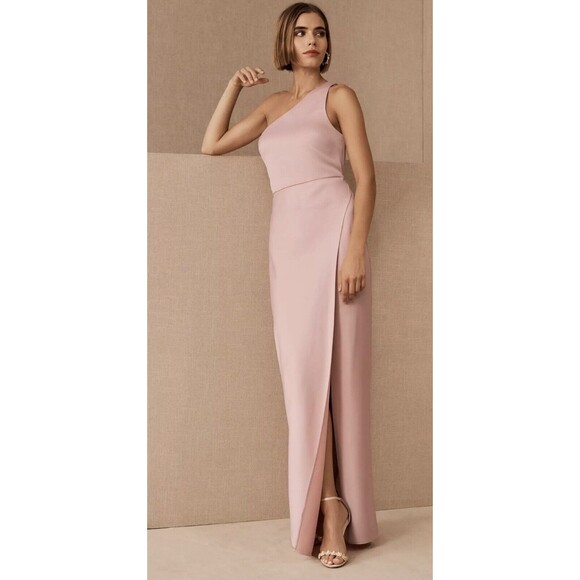 NWT BHLDN Size 0 Dylan Satin Charmeuse Maxi Dress Bridesmaid Wedding Formal